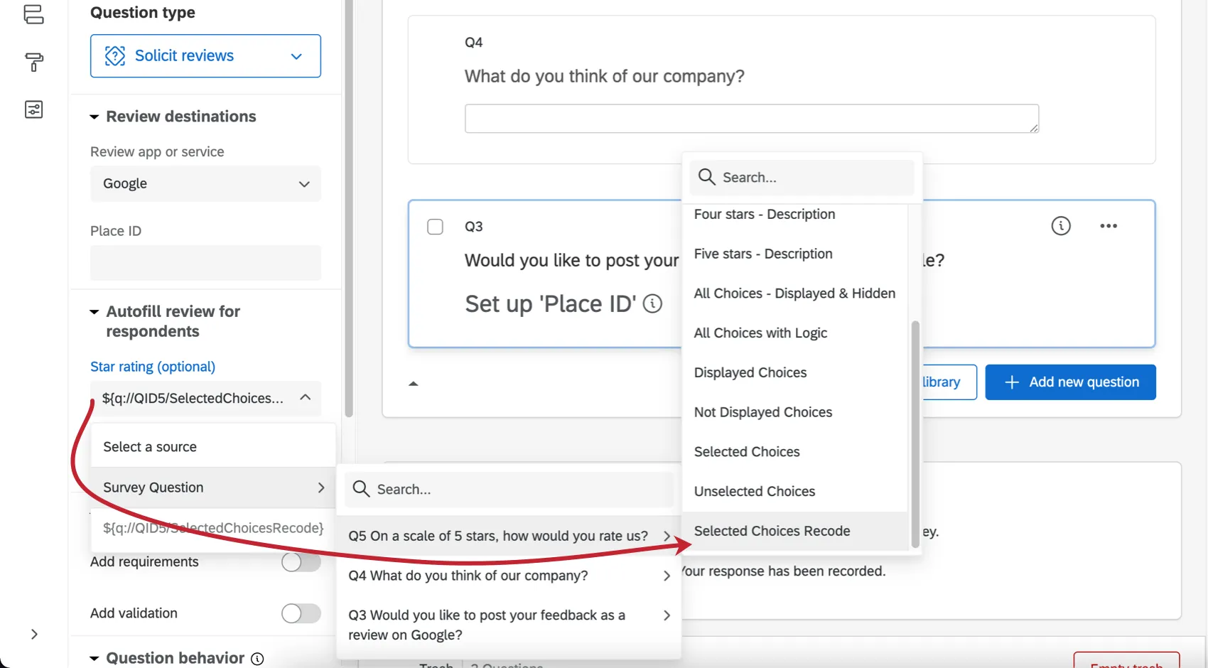 星評価欄の画像も開き、再コード化オプションが表示される。