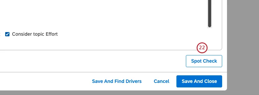 Click the Spot Check button to get a quick overview of the data and check it for potential issues.