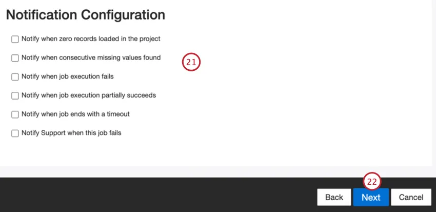 choosing the job notifications