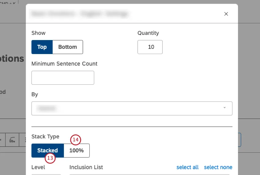 Seleccione Apilado para apilamiento regular.