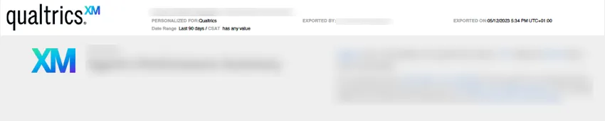 Qualtrics logo at the top of a PDF