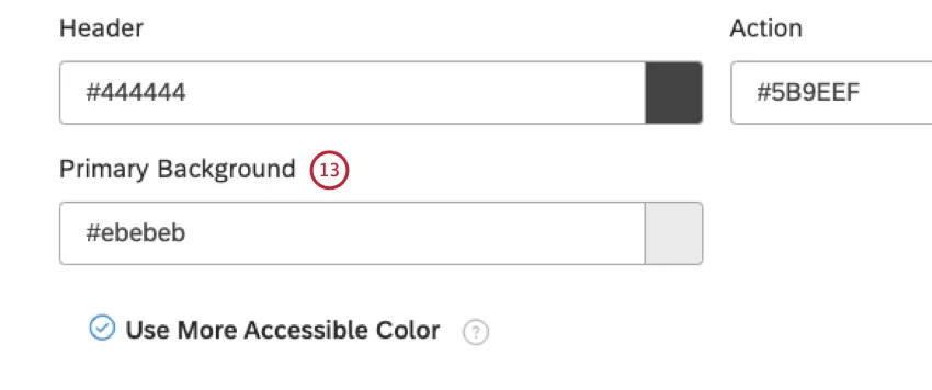 campo di sfondo primario