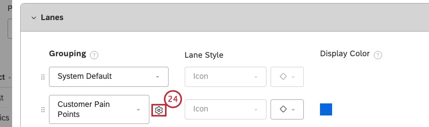 ingranaggio avanti al campo di raggruppamento