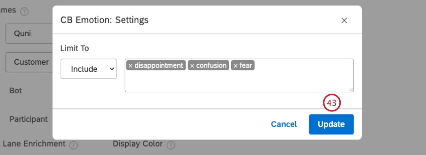 image of user interface described in steps