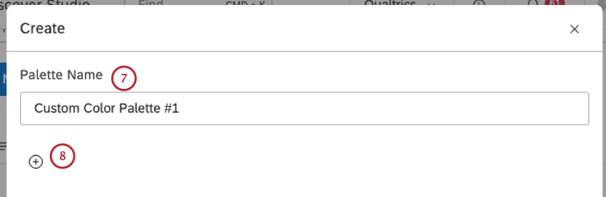 creating a palette name