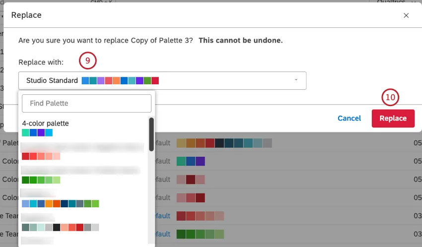 interface utilisateur décrite par étapes