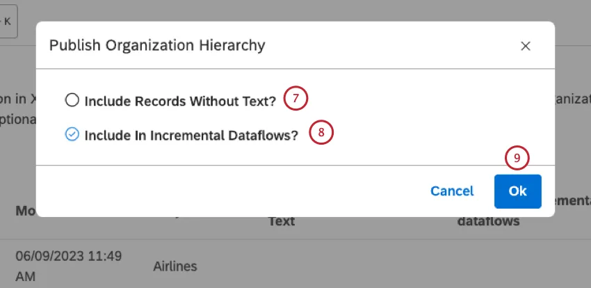 user interface described in the steps