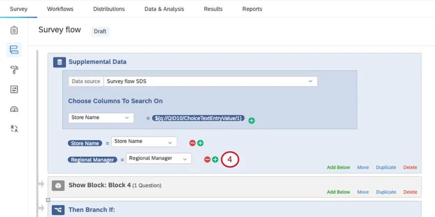multiple embedded data added to SDS