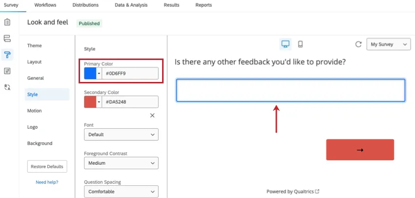 プログレスバーと質問の強調表示はこのオプションの影響を受けます。