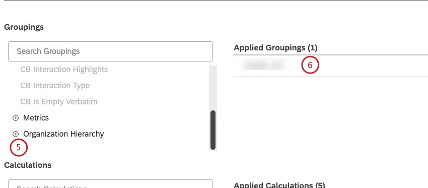 moving items from one button to another