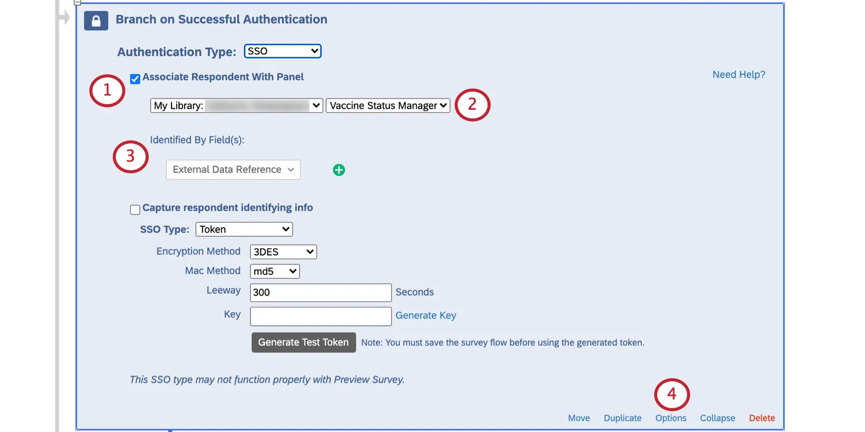 Image of an SSO authenticator