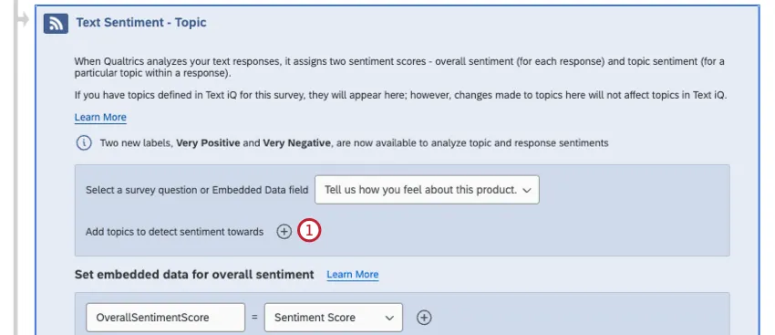Segno verde più sotto il punto in cui è stata selezionata la domanda