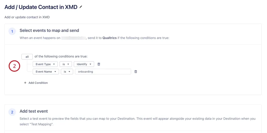 adding filter conditions