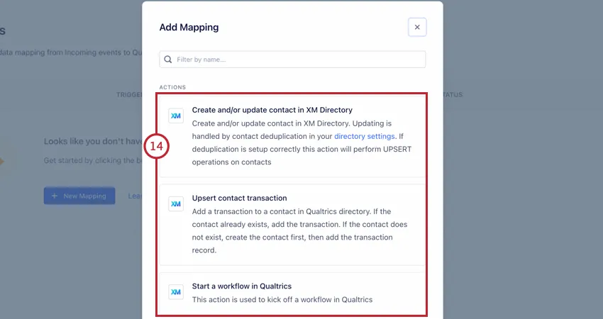choosing what event to use