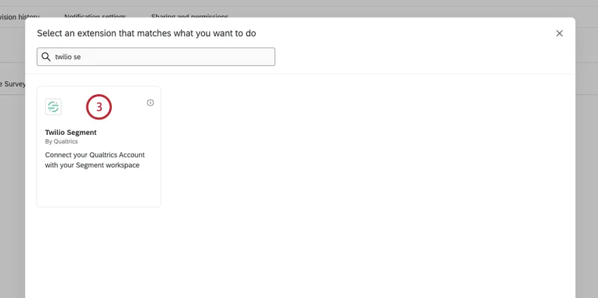 choosing the Twilio Segment task