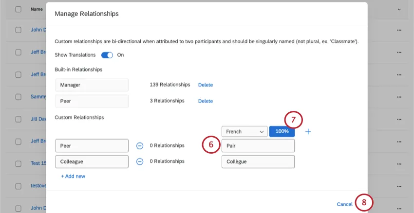 adding a relationship translation.