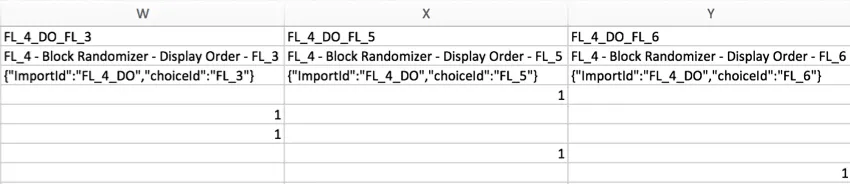 表示順序列を含むCSV