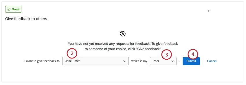 adding an unsolicited feedback