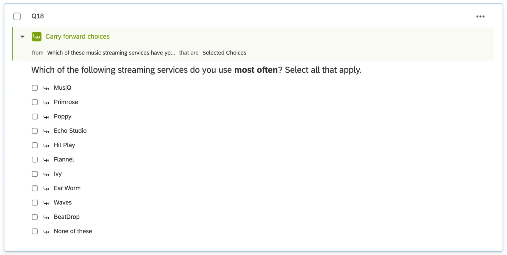 Which brands do you use most often?