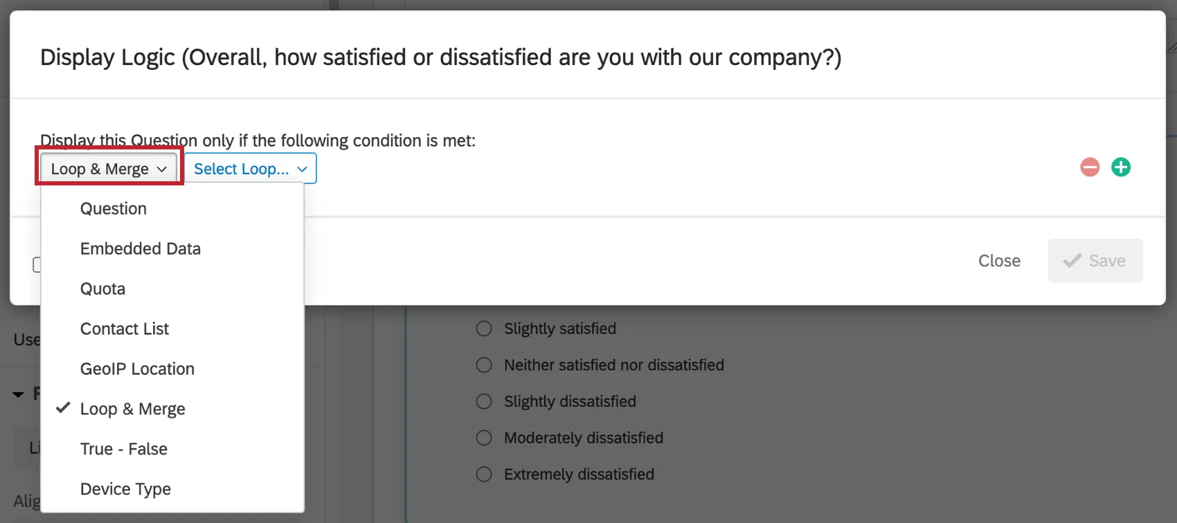 loop and merge logic