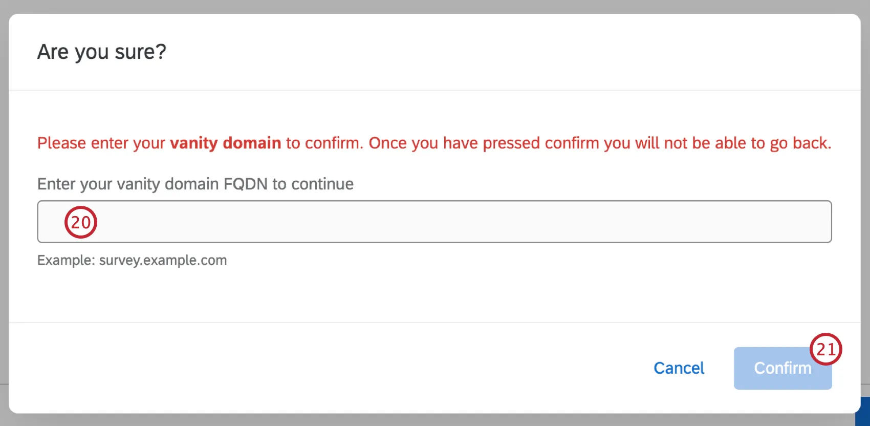 configuring a domain