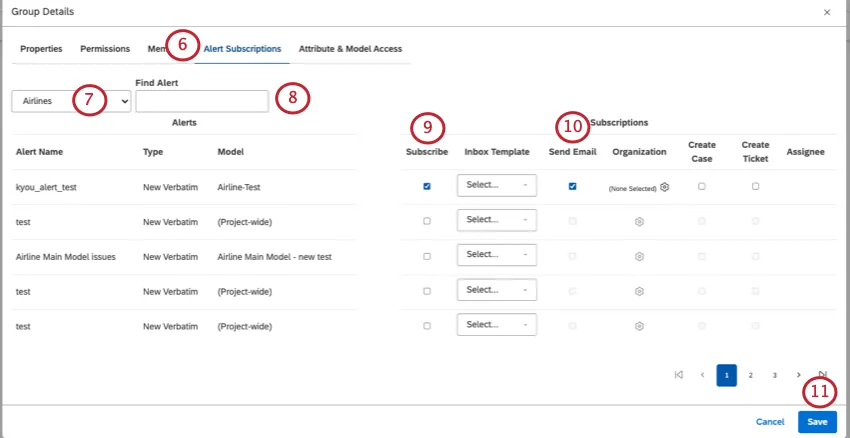 managing subscriptions
