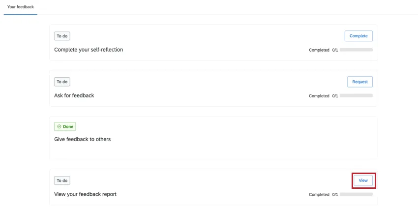 clicking view to view the report