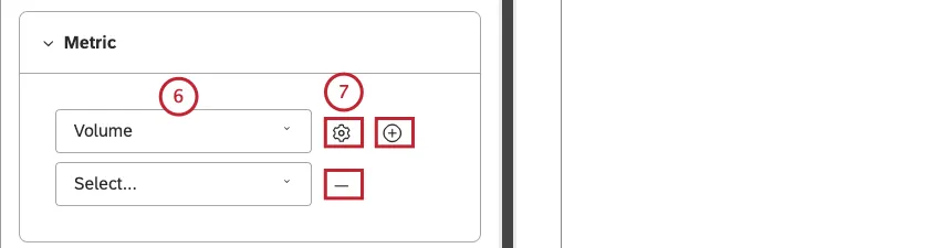 Select 1 or several calculations to feature in the report. After you select a calculation, click the gear icon next to it to define additional settings.