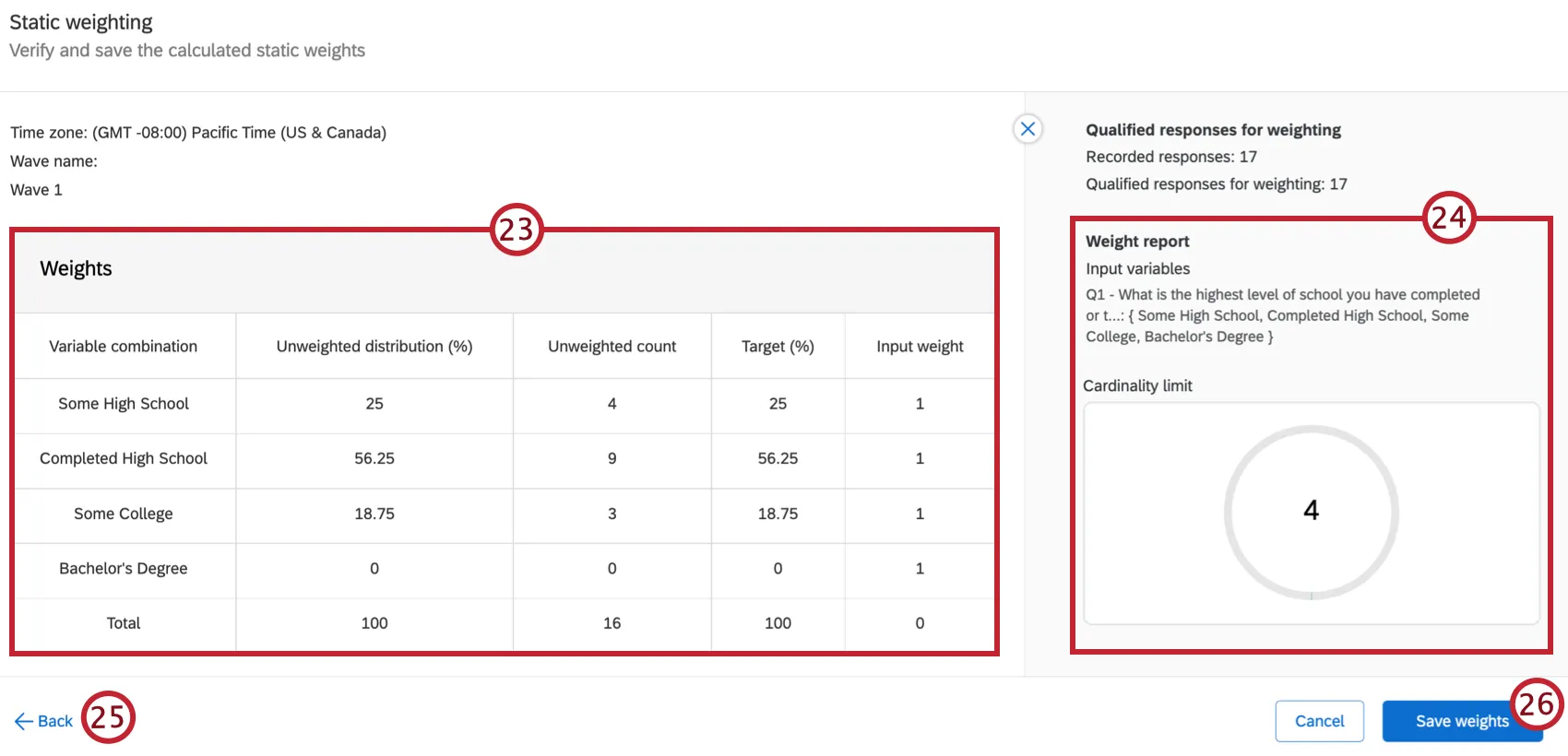 保存可能な重量表と重量レポート