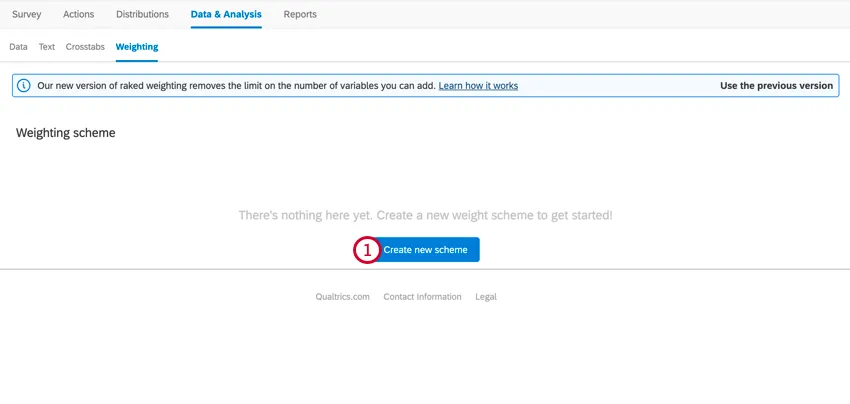 the create new scheme button