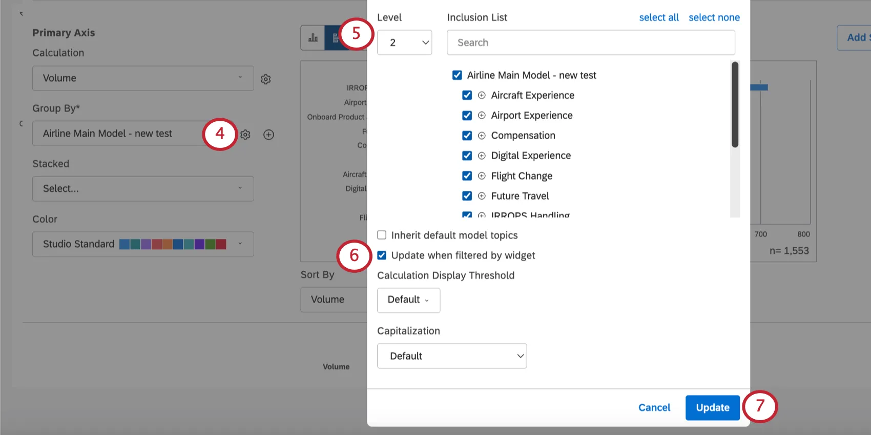 Apertura de grupo por configuración