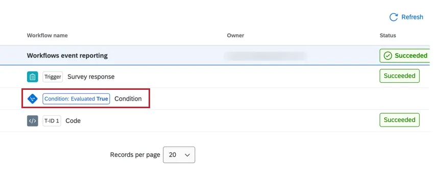 cliquer sur une condition pour obtenir plus dinformations à son sujet