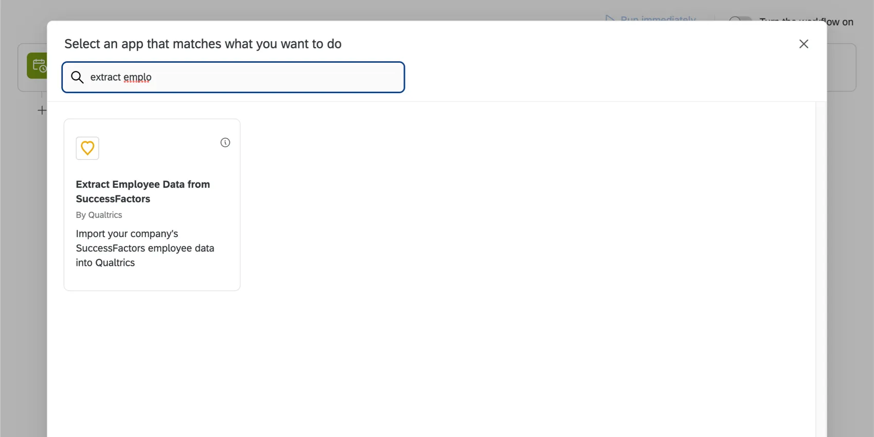 an extract data from successfactors task