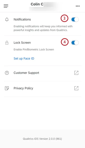 choosing the settings to configure