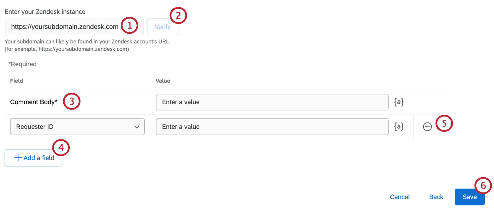 mapping values for the create ticket task